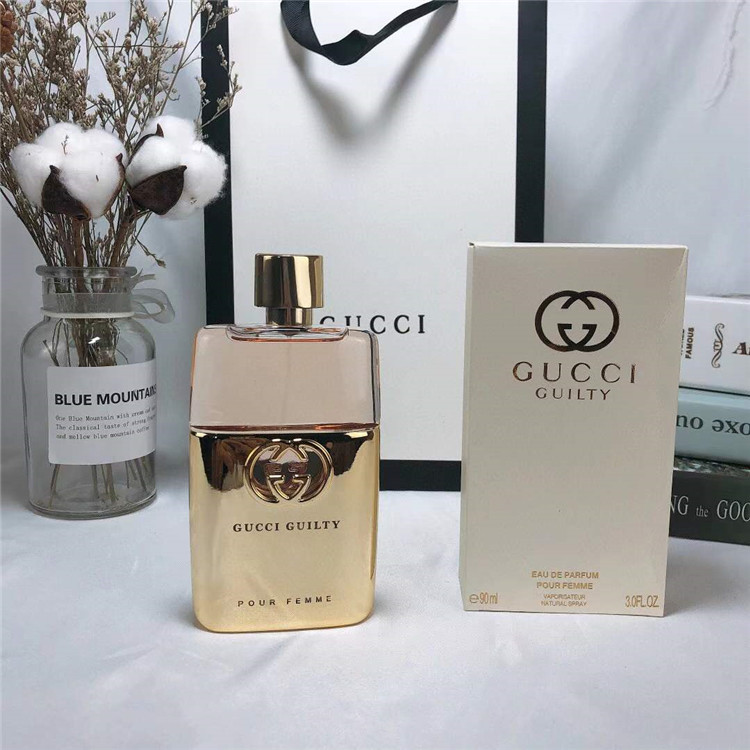 专柜Gucci/古驰 Guilty Femme 19年金色罪爱不羁女士香水90ML